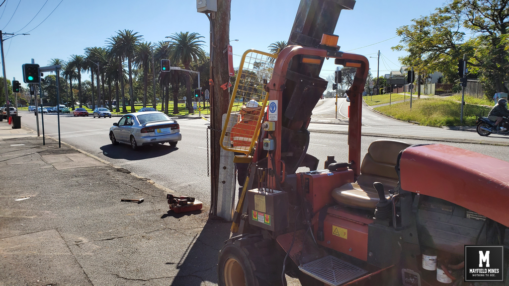 Telegraph Pole Repair Street Level A